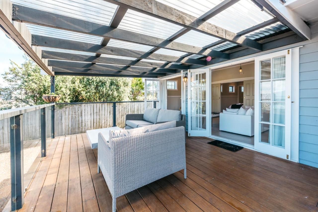 Pohutukawa Cottage, Waiheke Island Surfdale Buitenkant foto